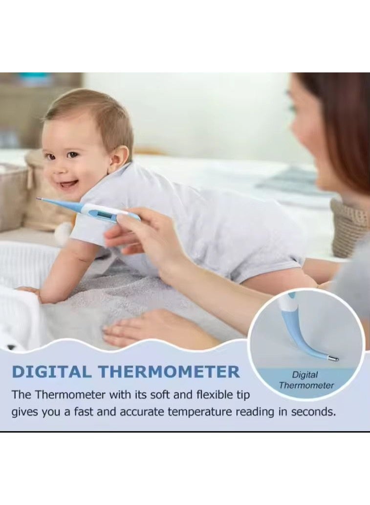 شيكو مجموعة العناية بالطفل،مجموعة العناية اليومية الأساسية للأطفال مكونة من 13 قطع مع شنطة تخزين، مجموعة أدوات الأظافر للأطفال حديثي الولادة والعناية الصحية والعناية الشخصية من شيكو - Image 4